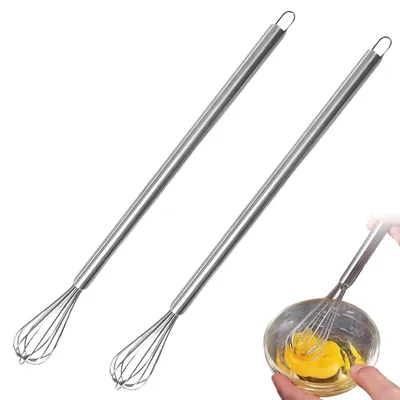 Imagen del producto de Mini batidor de acero inoxidable, 18 cm, pequeño utensilio para remover en la cocina