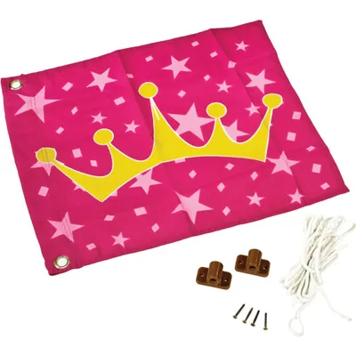 Produktbild von AXI Prinzessin Fahne mit Hissystem | Spielhaus / Spielturm Zubehör