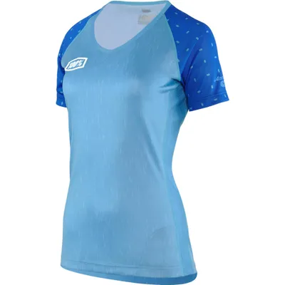 Imagen del producto de Camiseta de manga corta para mujer, modelo Airmatic Skylar, color azul melange, talla XL