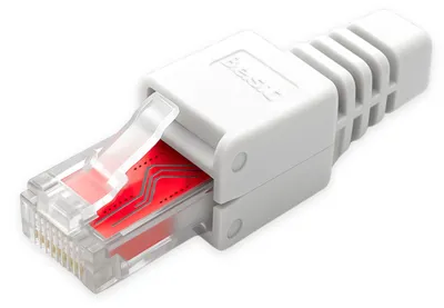 20 x RJ45 Netzwerkstecker weiß – Produktbild 1
