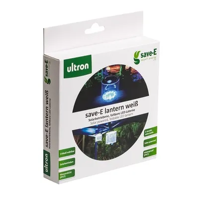 Zdjęcie produktu dla Ultron LED Laterne save-E white Solar IPX7