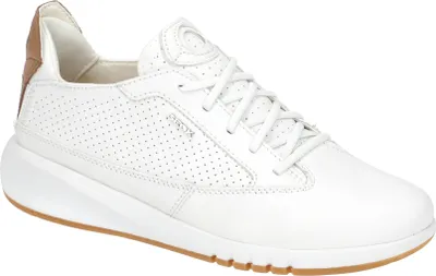 Produktbild von Geox AERANTIS dámské boty - sportovní šněrovací tenisky bílé volnočasové NEW