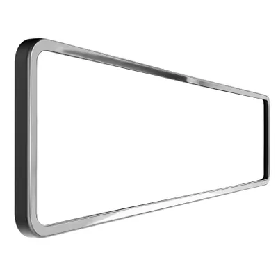 Produktbild von Kennzeichenhalter Zusatzrahmen für L&P A0147 / L&P A0149 Farbrahmen Chrom