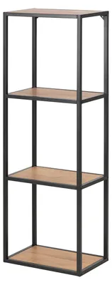 Produktbild von home24 Regal - Wildeiche Nachbildung / Schwarz