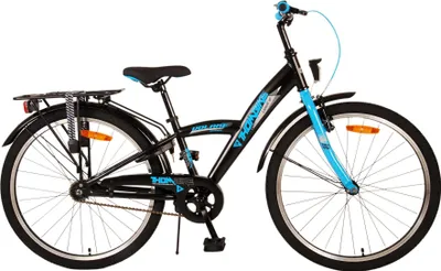 Zdjęcie produktu dla Rower dziecięcy Volare Thombike - chłopięcy - 24 cale - czarno-niebieski
