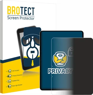 Produktbild von BROTECT Sichtschutzfolie für realme Pad 3 (Hochformat) Anti-Spy Privacy Sichtschutz Blickschutz Folie Blaulicht-Schutz