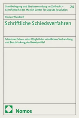 Produktbild von Schriftliche Schiedsverfahren