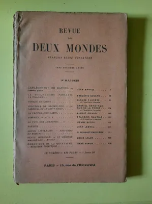 Image de Revue des Deux Mondes Mai 1938