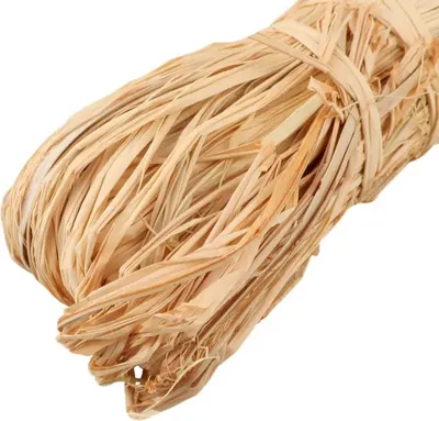 Immagine prodotto di Fibra vegetale di rafia di fieno decorativa Beige naturale 15G