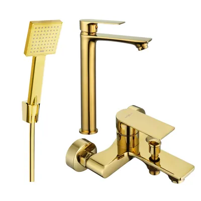 Obrázok produktu pre Mexen Royo R45 vaňová súprava, zlatá - 72213R45-50
