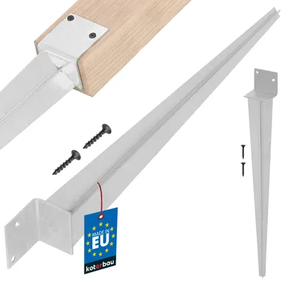 Obrázok produktu pre KOTARBAU® Podpera stĺpa na zatĺkanie v L 500 mm Ideálna podpera pre konštrukcie