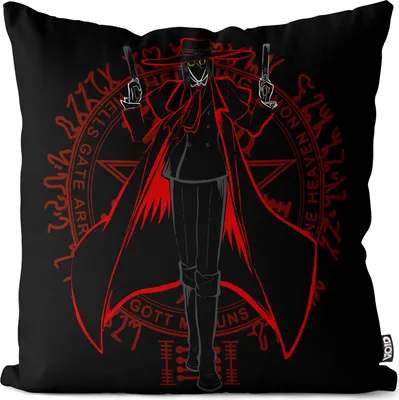 Produktbild von VOID Alucard Vampir Kissenbezug Kissenhülle Polyester wasserfest Outdoor hellsing anime manga japan