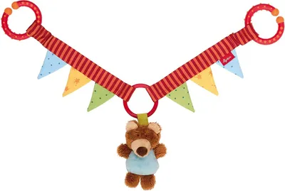 Image de sigikid Chaîne de landau Ours, chaîne de landau, chaîne de landau, poussette, siège bébé, jouet, polyester, L 47 cm, 41440