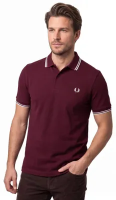 Produktbild von Fred Perry Polo Bordeaux einfarbig