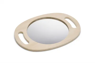 Produktbild von Tickit Hand Held Wooden Mirror, 0 Jahr(e), Holz, Holz