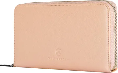 Produktbild von Leder Geldbörse mit RFID Schutz Damen Herren echtes Nappaleder Portemonnaie mit 28 Kartenfächern Münzfach Reißverschluss Geschenkbox elegant