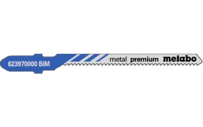 Produktbild von Metabo 5 Stichsägeblätter metal premium 57/ 1,5 mm, BiM