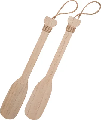 Produktbild von VBS Deko-Anhänger maritim aus beidseitig furniertem MDF-Holz, mit Jutebändchen, 2 Stück, ca. 30x5 cm