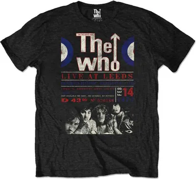 Produktbild von The Who Live At Leeds '70 Black L T-Shirt