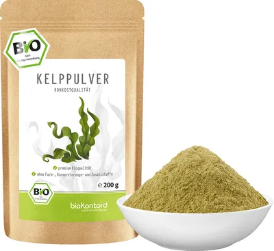 Produktbild von Kelppulver 200 g I Kelpalge Kelp I 100% natürlich - beste Rohkostqualität