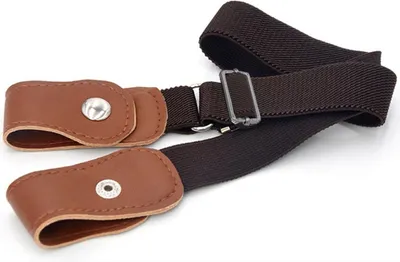Immagine prodotto di Jumada's - Cintura nera senza fibbia per bambini - Senza fibbia - Cintura elastica - Stretch - Bambini