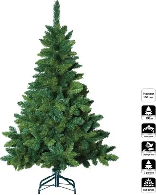 Obrázok produktu pre Zelený vianočný stromček, 150 cm