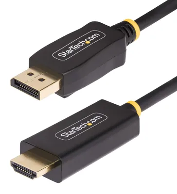Produktbild von StarTech.com DisplayPort auf HDMI Kabel 1m, 4K 60Hz HDR, aktiver Konverter