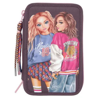 Produktbild von Depesche 3-Fach Federtasche TOPModel COLLEGE schwarz