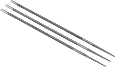 Produktbild von 3x Trade-Shop Rundfeile / Kettenfeile / Schärfungsfeile 4,8mm 3/16" für Kettensäge Motorsäge Sägekette mit 0.325" 3/8" Kettenteilung