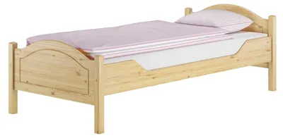 Produktbild von Überlanges Einzelbett 100x220 Kiefer Massivholz Landhausstil V-60.30-10-220ohne Zubehör
