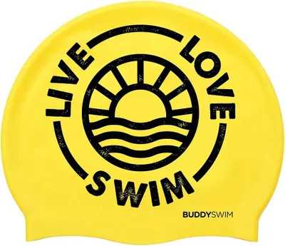 Produktbild von Buddyswim Lls2 Badekappe Gelb  Gelb One Size