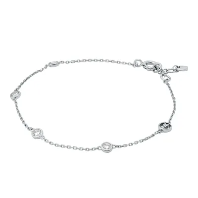 Zdjęcie produktu dla Michael Kors MKC1716CZ040 Bransoletka damska z cyrkoniami i logo Sterling Silver