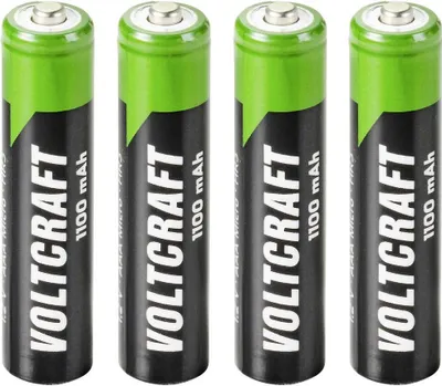Produktbild von VOLTCRAFT HR03 Micro (AAA)-Akku NiMH 1100 mAh 1.2 V 4 St.