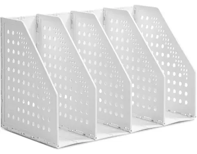 Image de Support pliable pour magazines avec 4 compartiments