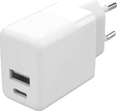 Obrázok produktu pre imoshion nástenná nabíjačka - Nabíjačka - USB-C a USB port - Power Delivery - 20 W - biela