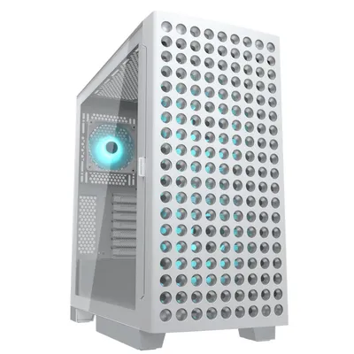 Produktbild von COUGAR Airface ECO RGB, Midi-Tower, ohne Netzteil, USB/Audio, ATX, 1x USB-C 3.2 Gen 2, 2x USB 3.0, weiß