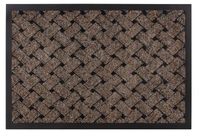 Imagen del producto de Felpudo antideslizante VECTRA 7764 exterior, interior marrón 40x60 cm