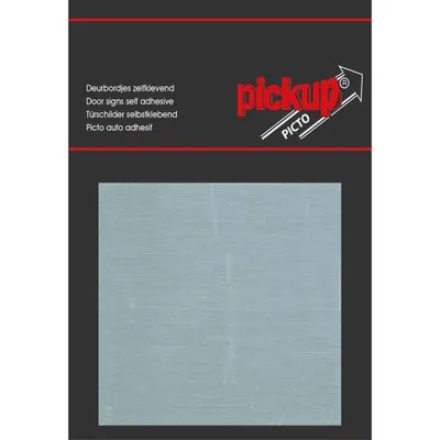 Produktbild von Pickup Route Alu Picto 80x80 mm Blanco