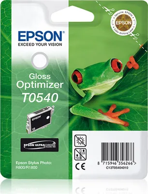Produktbild von Epson Singlepack Gloss Optimizer T0540 Ultra Chrome Hi-Gloss, Glanzverstärker, Tinte auf Pigmentbasis, 13 ml, 1 Stück(e), Einzelpackung