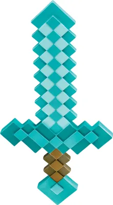 Produktbild von Disguise DISKX65684 Minecraft Kunststoff-Replik Diamant-Schwert Zubehör, Sword, Einheitsgröße