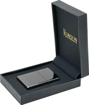 Produktbild von RONSON BLACK ICE Benzinfeuerzeug