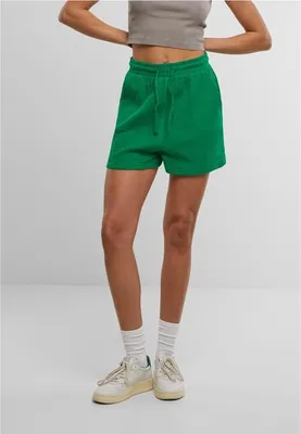 Obrázok produktu pre Dámske kraťasy Urban Classics Ladies Musselin Shorts froggreen - M