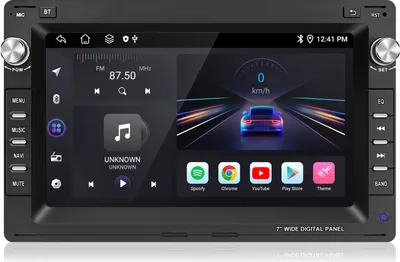 Obrázok produktu pre 7'' DAB+Android 15 Carplay Andriod Auto 2+64 GB autorádio pre VW Polo 9N Golf Jetta Passat B5  mk5 Bora transport T4 T5 4-jadrový GPS navigátor WIFI BT FM SWC