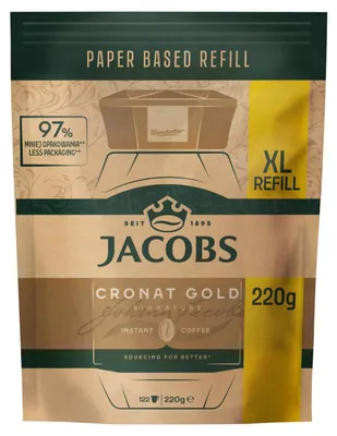 Produktbild von Jacobs Cronat Gold löslicher, gefriergetrockneter Kaffee, 220 g