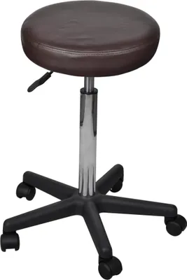 Produktbild von vidaXL Bürohocker 2 Stk. Braun 35,5x84 cm Kunstleder