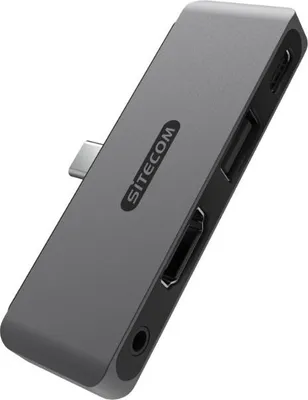 Obrázek produktu pro Víceportový rozbočovač Sitecom 4 v 1 pro iPady a tablety s rozhraním USB-C