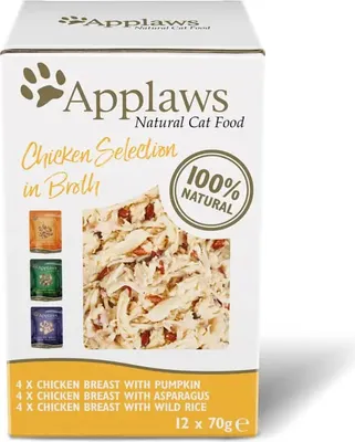 Immagine prodotto di Applaws Cat Cibo umido P.B.Multipack con pollo 12 x 70 g