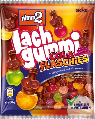 Produktbild von nimm2® Lachgummi Cola Flaschies Fruchtgummi 200,0 g