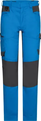 Produktbild von DASSY® Stretch-Arbeitshose HELIX NEXT – Recyceltes Material – 4-Way-Stretch arzublau/anthrazitgrau 52 PLUS (+ 6 cm)