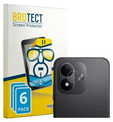 Produktbild von 6x Für Xiaomi Redmi Note 17 (NUR Kameraschutz) Schutzfolie BROTECT Displayschutz Display Schutz Folie Klar Transparent